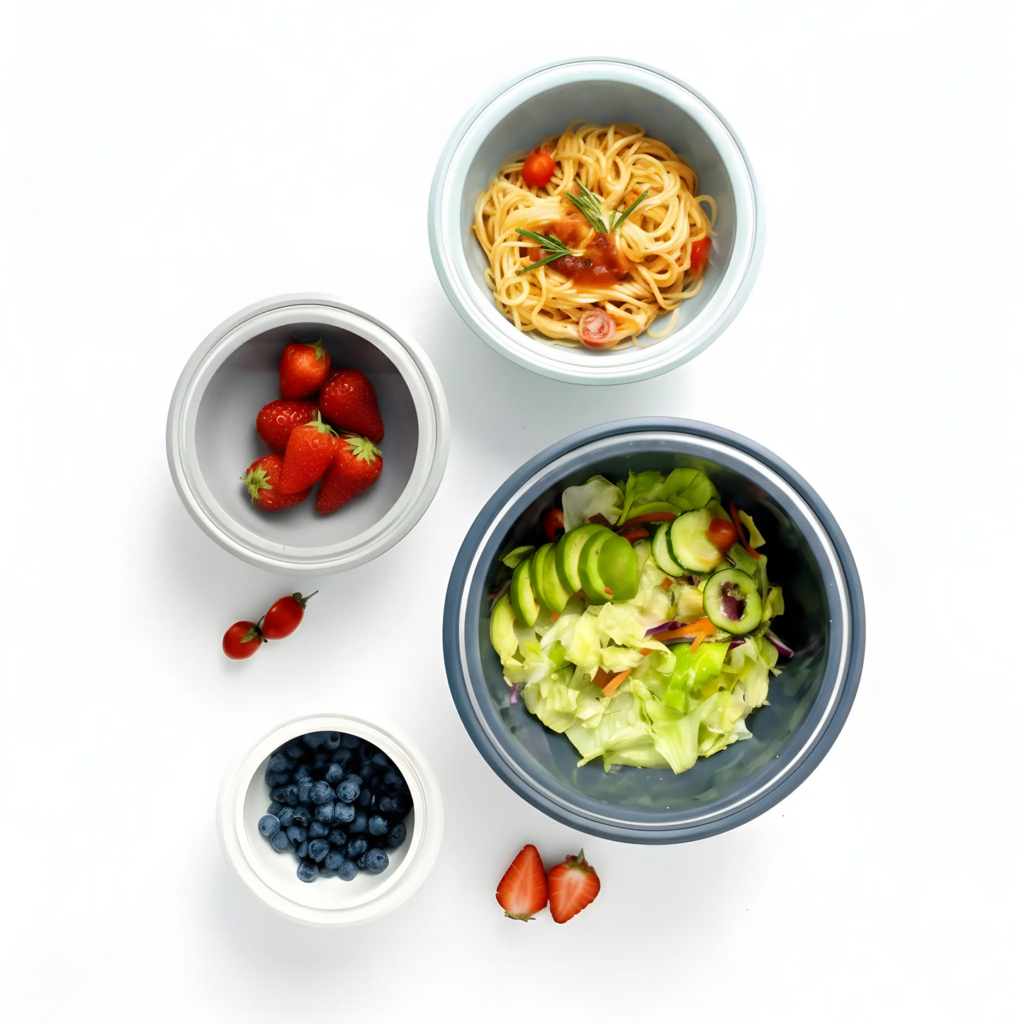FlexiLid bollesett m/silikonlokk
